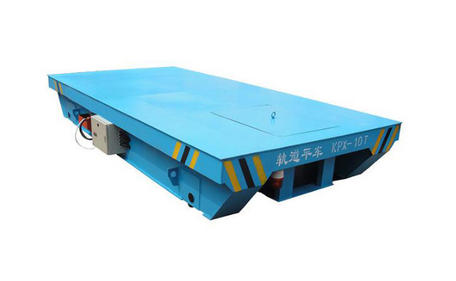 Battery-electric flat car