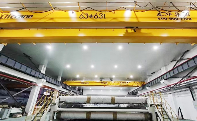 LHE hoist double girder crane
